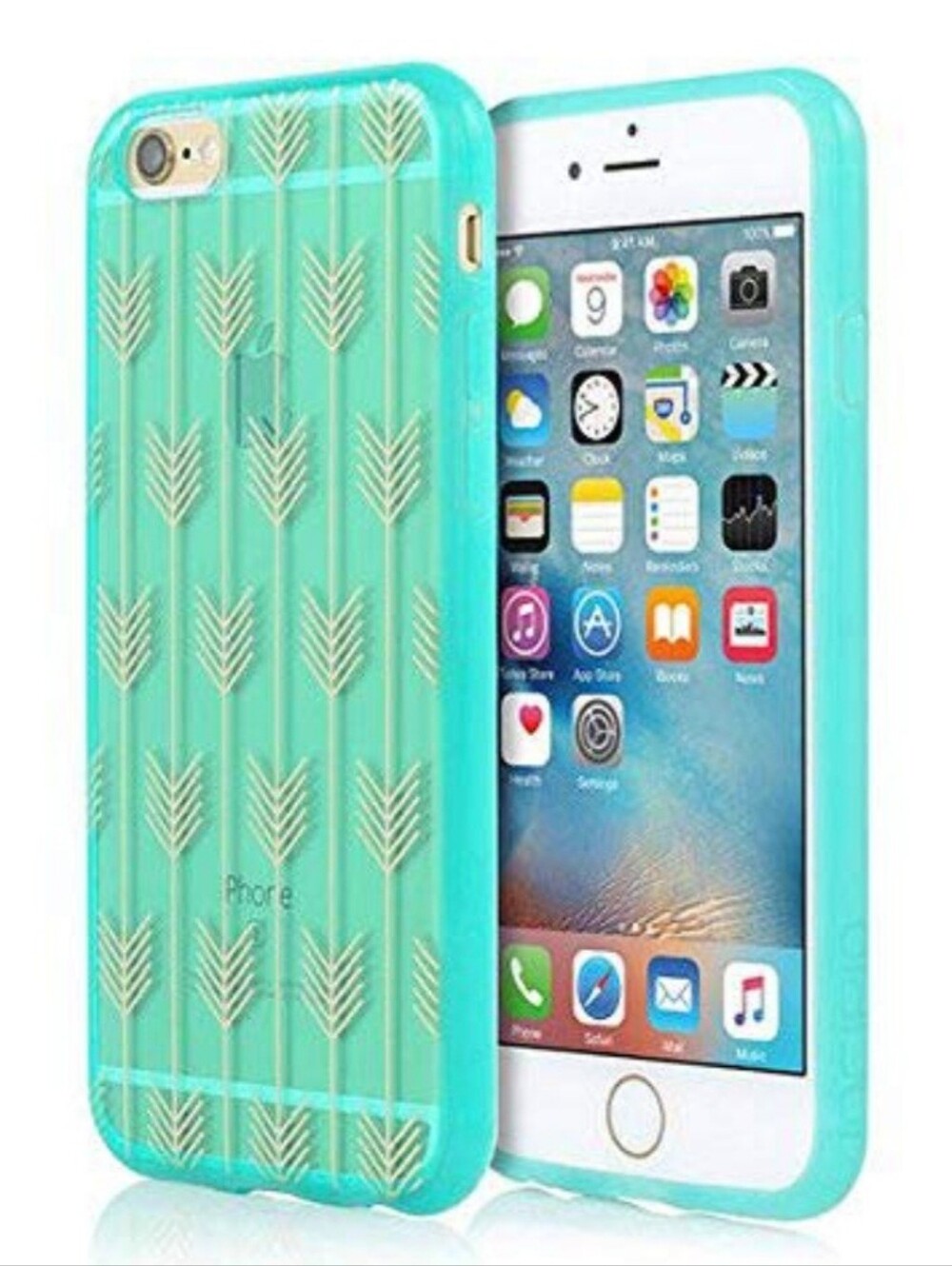 Incipio Design Series Case for Apple iPhone 6/6s Plus - Teal / Gold Arrows